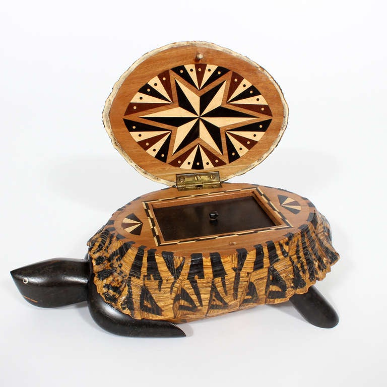 Early 20th Century Indian Star Tortoise Box 2