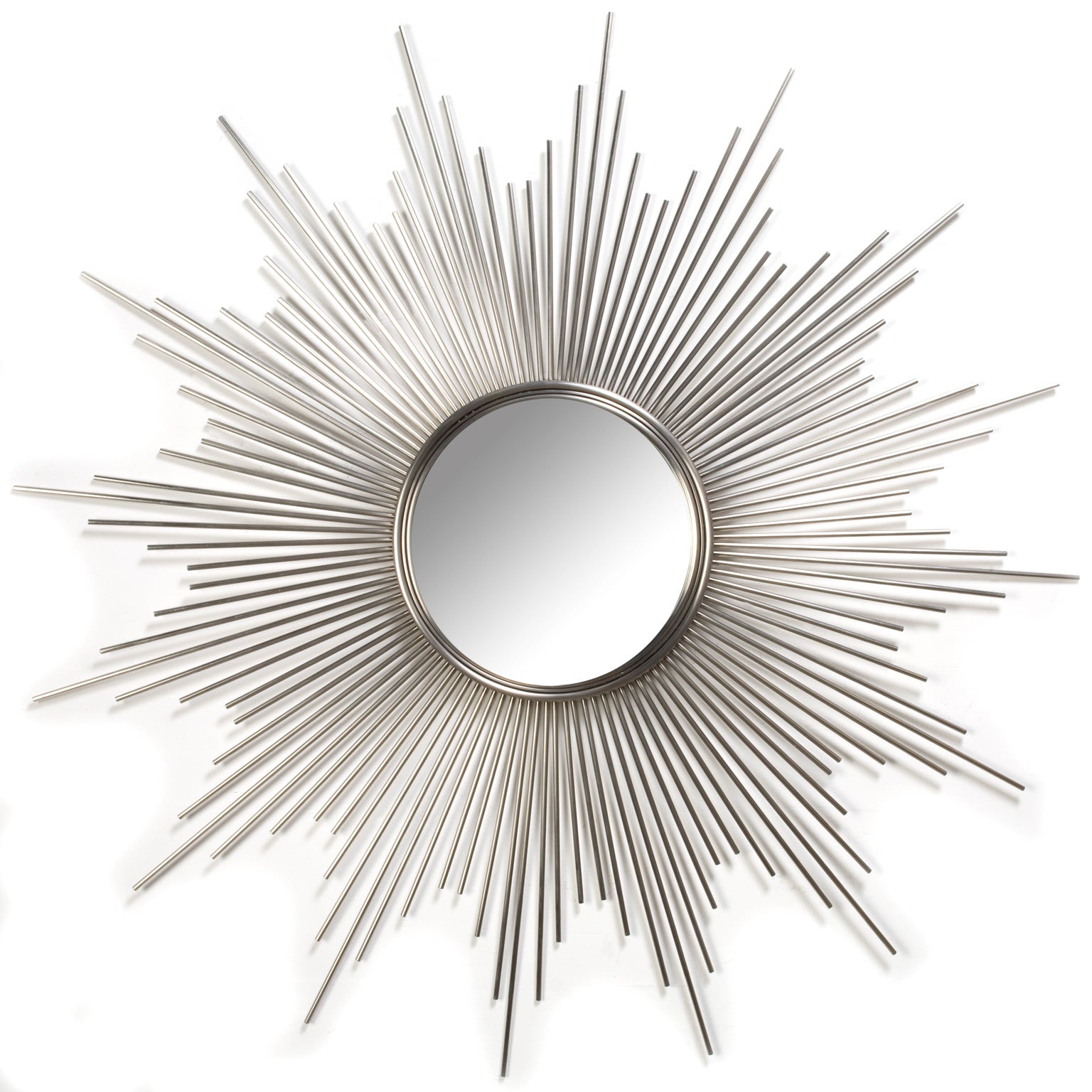 Large Stainless Steel Or Aluminum Sunburst Mirror