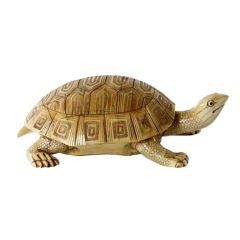 Carved Bone Turtle