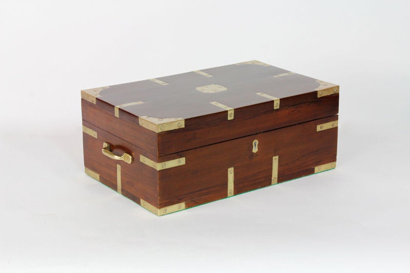 4 Tropical Hardwood Anglo Indian Cash Boxes, Priced Individually 3