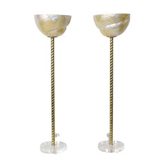 Pair of Custom Studio Design Buffet Lamps 6