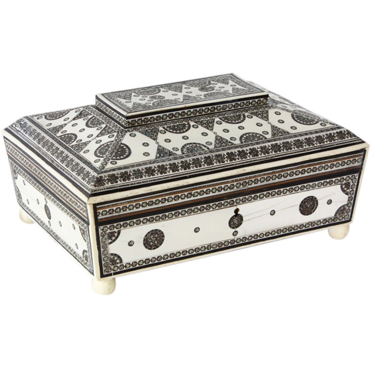Anglo Indian Sadeli and Ivory Box