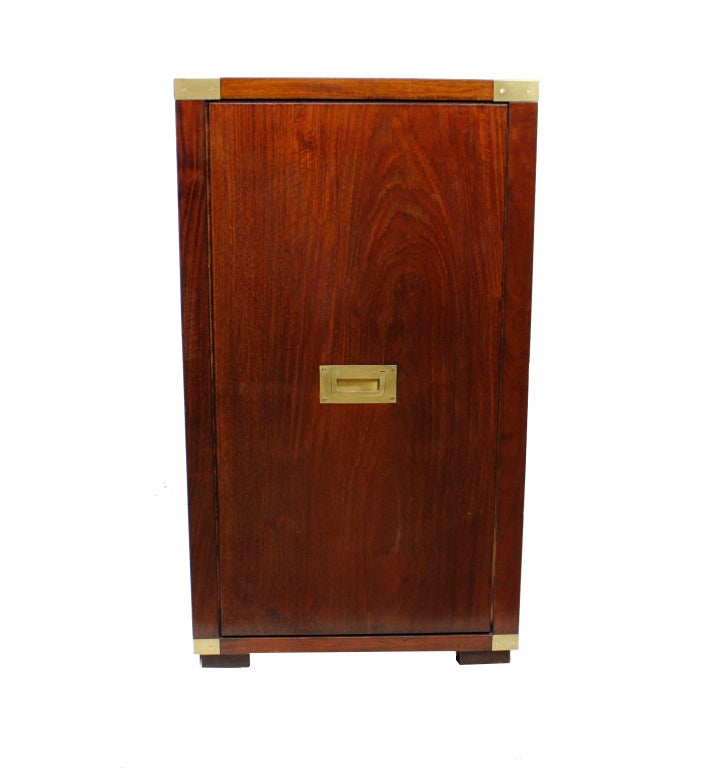A Mahogany 7 Drawer Campaign Style Sideboard or Double Dresser 3