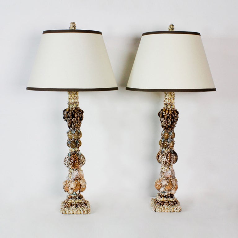 Pair of Sea Shell Table Lamps