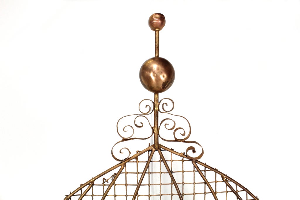 Palatial Building Wall Sculpture Signed C. Jere