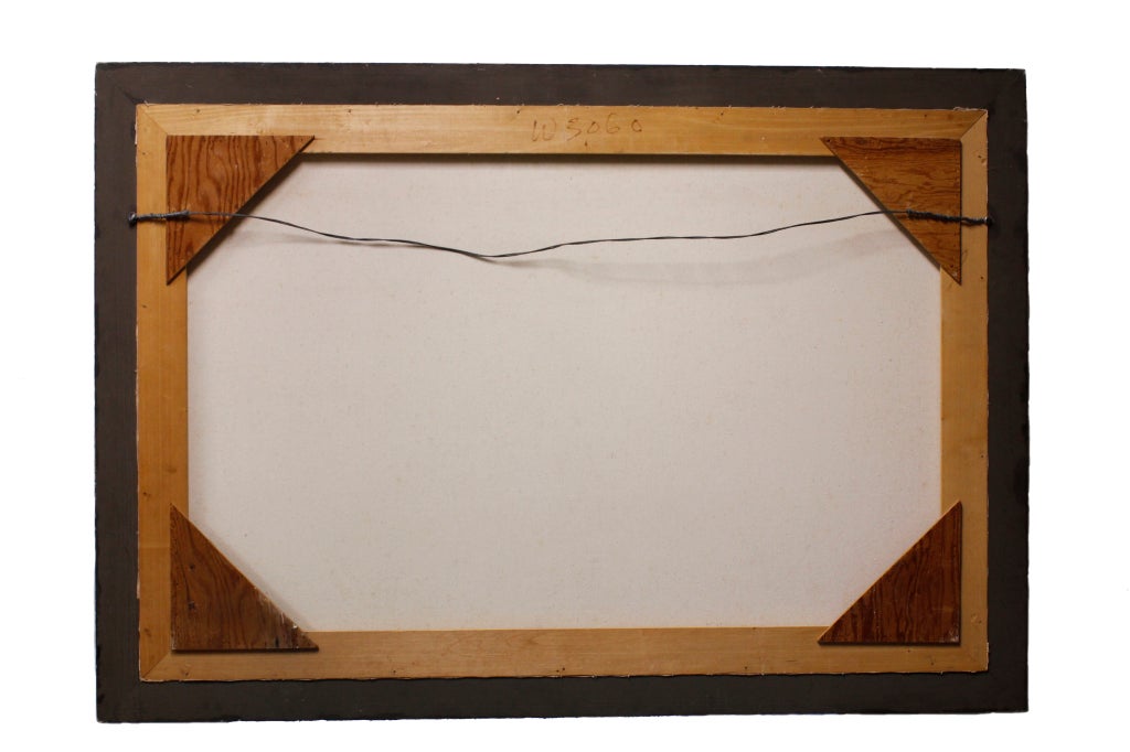 Large Elk Portrait, Original Painted Frame, by William Skilling 2