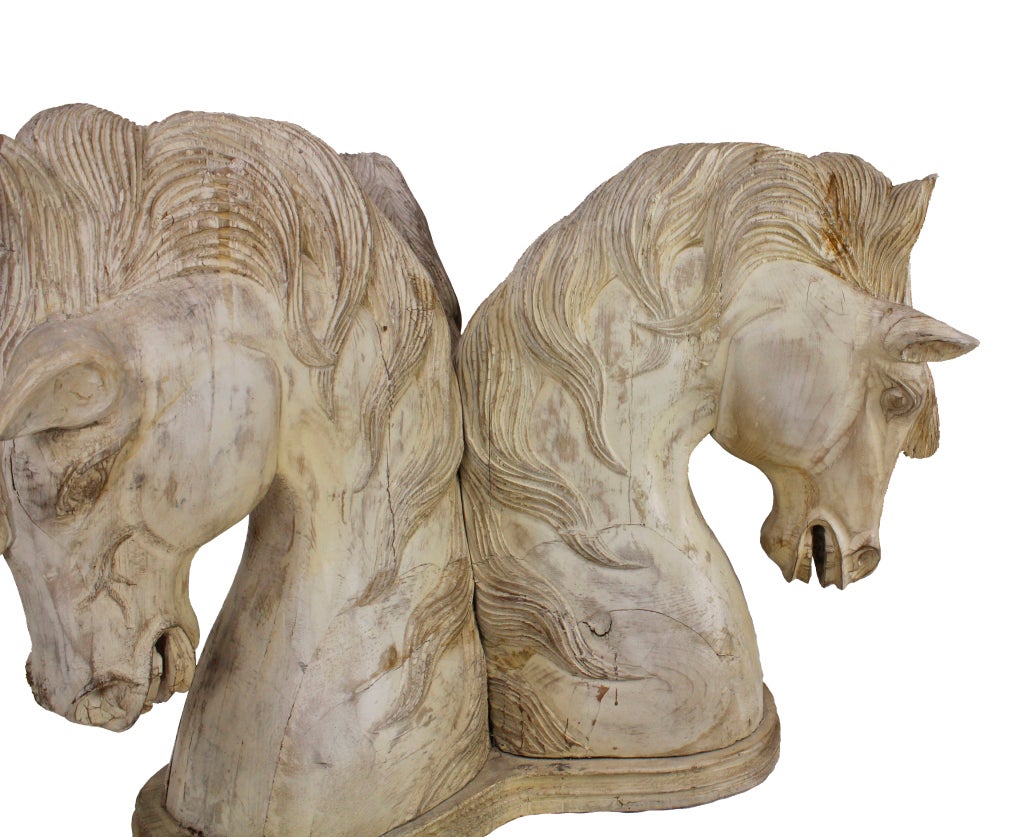 three horse heads
