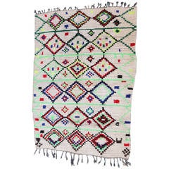 Vintage Moroccan Azilal Berber Rug