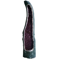 Massive 5'3" Natural Purple Amethyst Crystal Geode