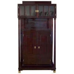 Vienna Secession Mahogany Buffet Display Cabinet