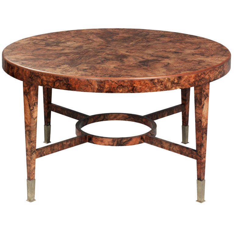 A Rare Round Gio Ponti Center or Dining Table For Sale