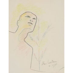 Jean Cocteau's "Modernist Figure" A portrait of Yul Brynner