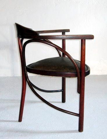 Austrian Two Prototypes of Thonet Brothers 'Three legged Chair'