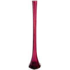 Antique Art Deco Amethyst Glass Vase