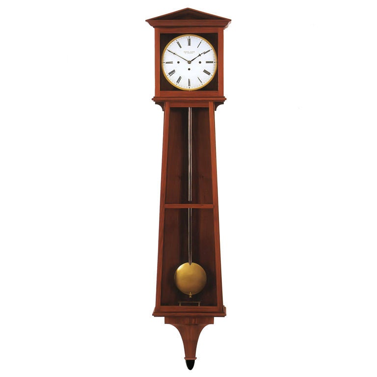 Biedermeier Regulator Lantern Clock For Sale