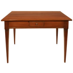 Antique Neoclassical Rectangular Side Table or Desk