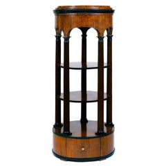 Antique Biedermeier Neoclassical Etagere