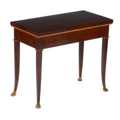 Elegant Neoclassical Folding Console and Game/Card Table