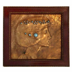 "Maiden's Head in Profile" by Georg Klimt