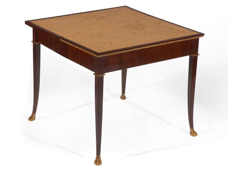 Elegant Neoclassical Folding Console and Game/Card Table