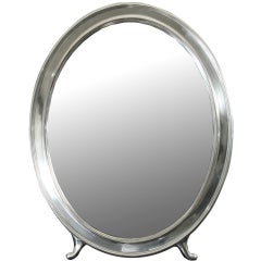 Silver Biedermeier Dressing Mirror