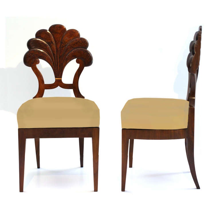 Biedermeier Important Side Chair from the Josef Danhauser Workshop For Sale