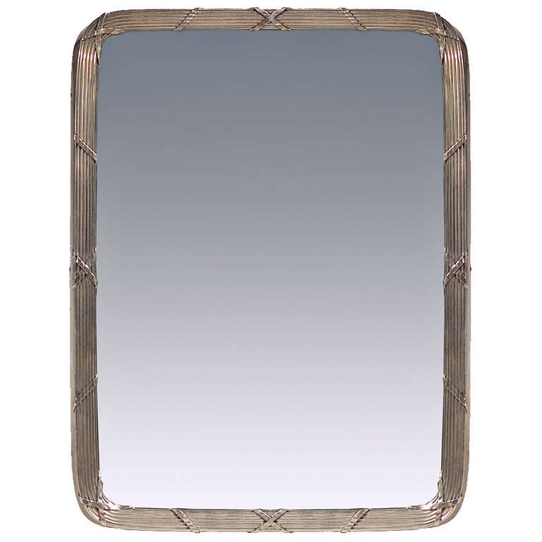 Fabergé Silver Mirror