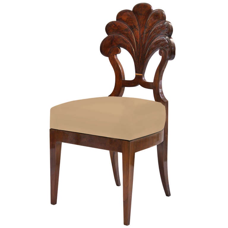 Important Side Chair from the Josef Danhauser Workshop For Sale