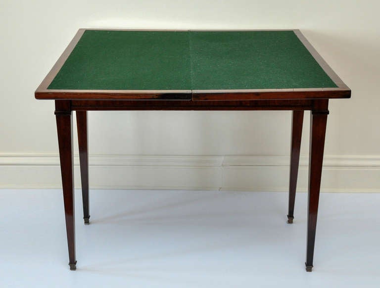 Austrian Biedermeier Neoclassical Folding Console and Game Table For Sale