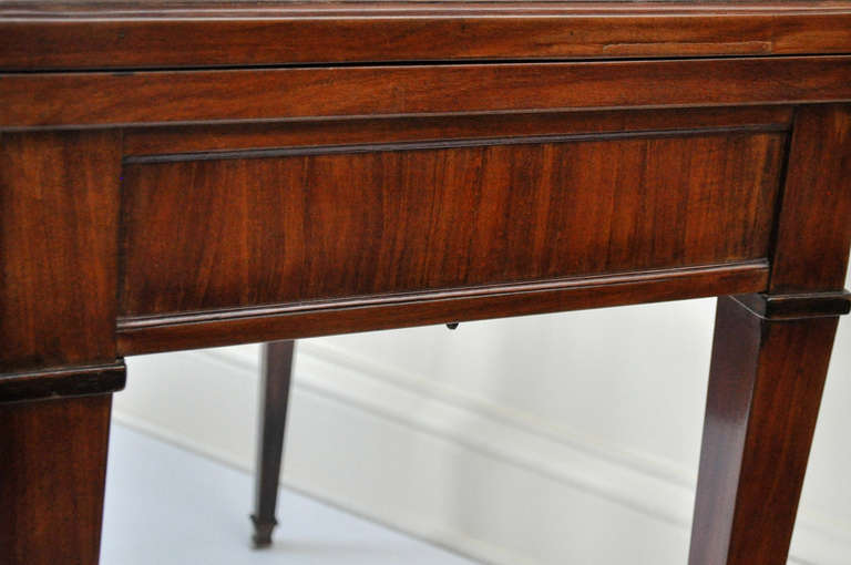 Biedermeier Neoclassical Folding Console and Game Table For Sale 3