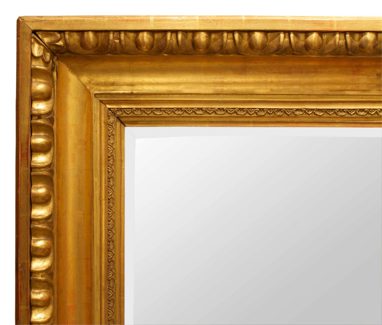 Gilt wood with egg and dart border.
May be hung vertically or horizontally.