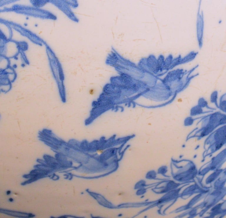A Large & Rare London Delftware Vase In Good Condition In Downingtown, PA