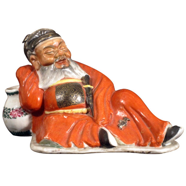 A Fine Chinese Export Model of a Resting Buddha