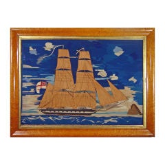 Used A Large Sailor's Woolwork of H.B.M. Packet Crane