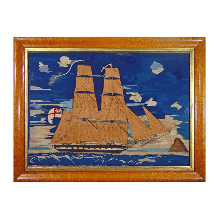 A Large Sailor's Woolwork of H.B.M. Packet Crane