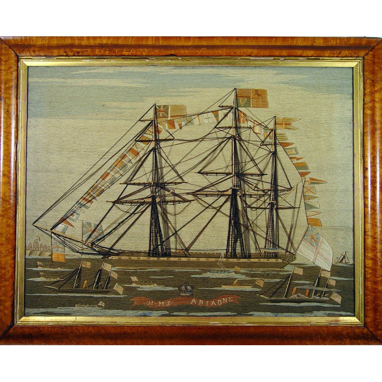 A Massive British Sailor's Woolie of  HMS Ariadne