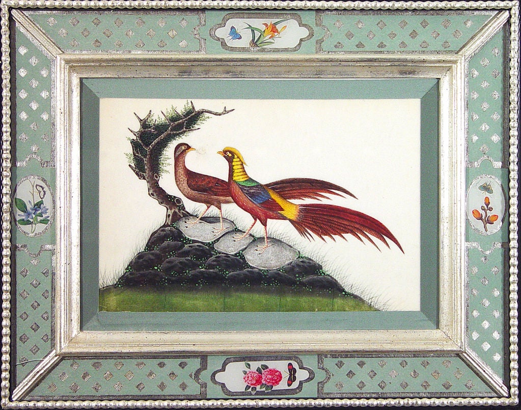 China Trade watercolours, although produced as early as the late 18th century, enjoyed the height of their popularity in the 1840’s and ‘50’s.  Travels to China were difficult and expensive, and those from the West that could afford to make the