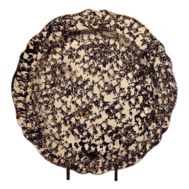 A Large Whieldon type Dish