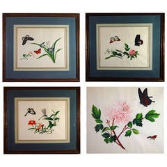 Chinese Botanical Large Watercolours on Paper, circa 1800 6