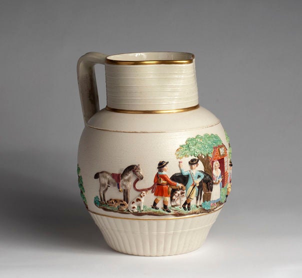 A Fine & Rare Neale & Co. Hunting Jug
