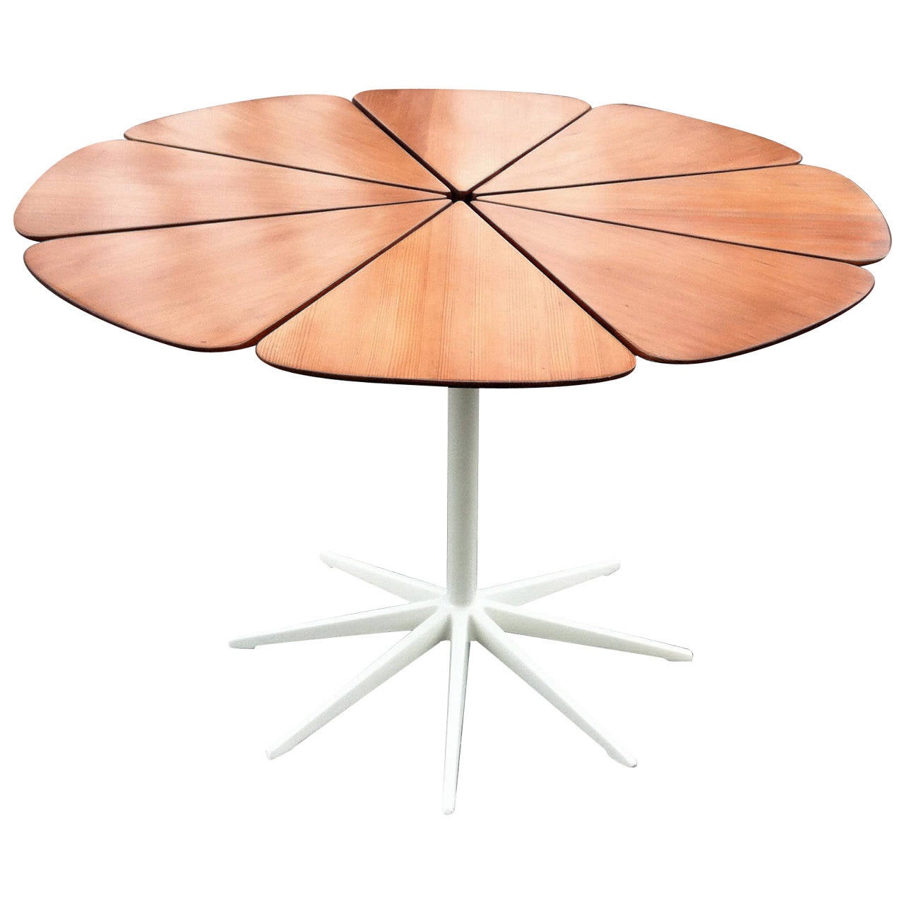 Richard Schultz for Knoll MidCentury Teak Petal Dining Table For Sale