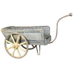 Small Antique Garden Flower Cart