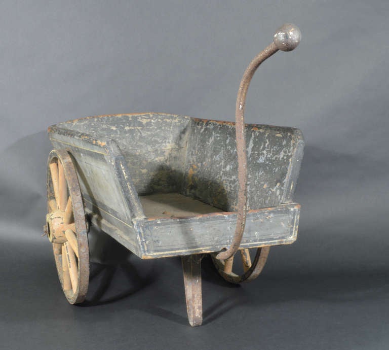 American Small Antique Garden Flower Cart