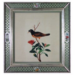 A Pair of Large China Trade Watercolours of Birds