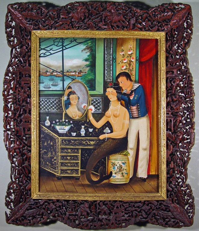 An Unusual & Important Painting by Ralph Cahoon