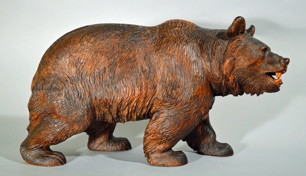 A Black Forest Carved Bear 1