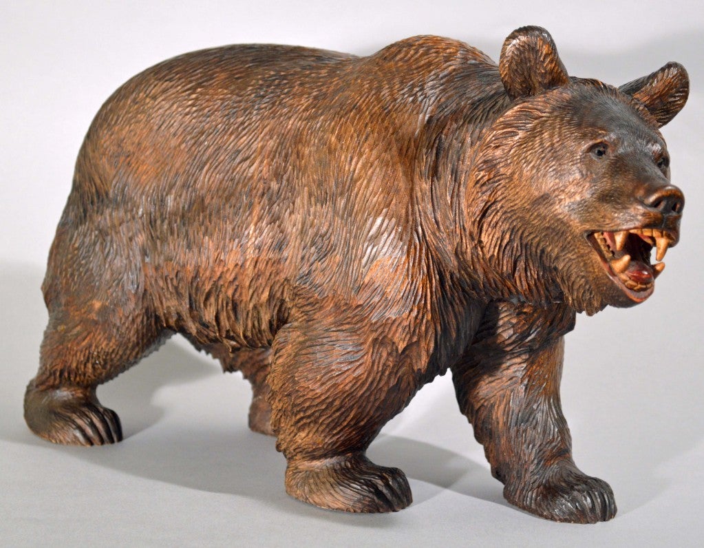 A Black Forest Carved Bear 2