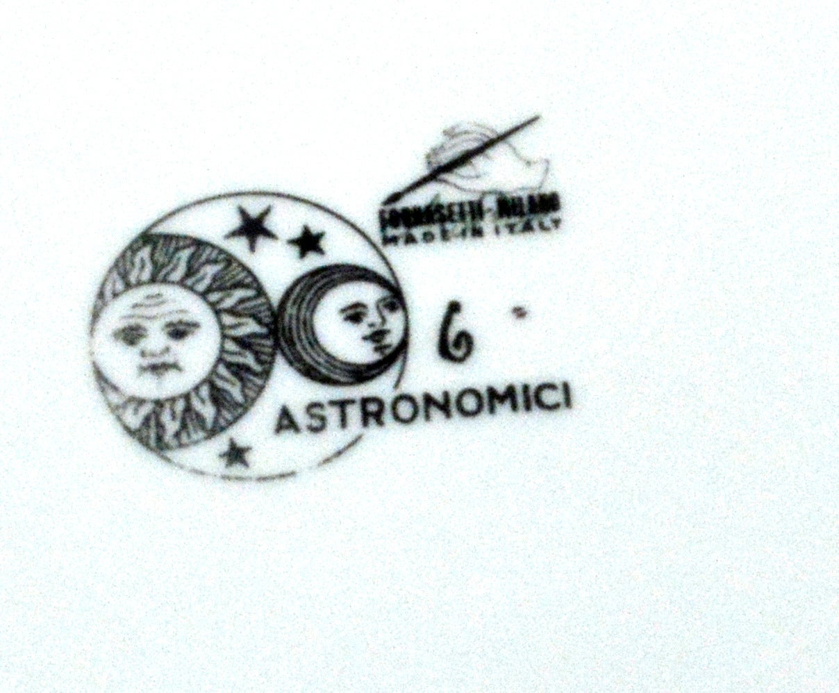 Piero Fornasetti Astronomici Porcelain Plate