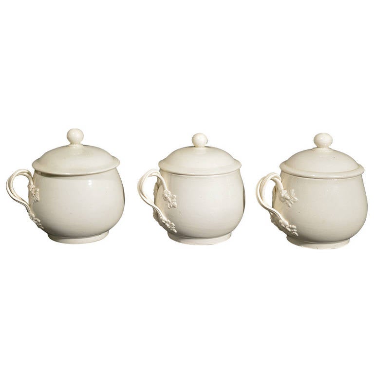 English Creamware PotdeCreme Pots, 18thcentury. at 1stdibs