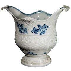 French Rococo Blue & White Porcelain Wine Cooler 10